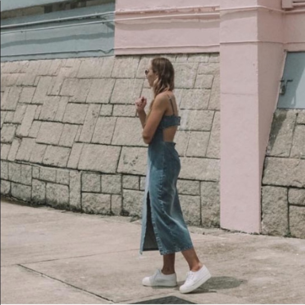 MLM Paris Label Denim Dress